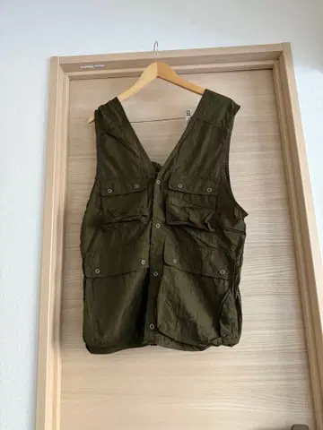 BEAMS BOY 2way 나일론 베스트 밀리터리 자켓