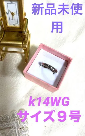 미사용 새상품 K14WG 반지