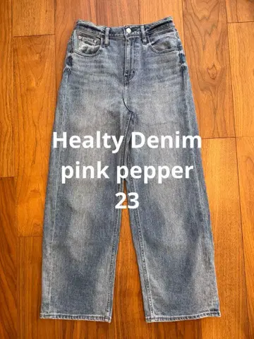 새상품급! Healty Denim 헬시 데님 pink pepper 23