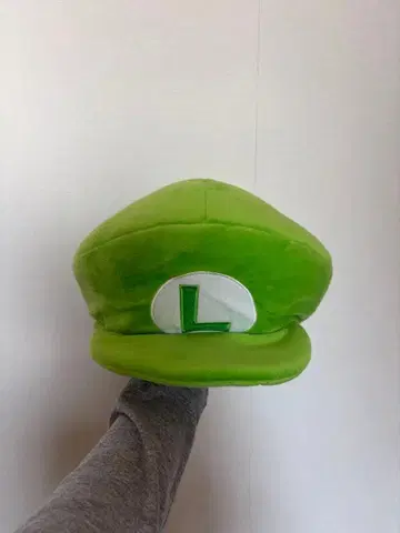 루이지 캐릭터 모자 그린