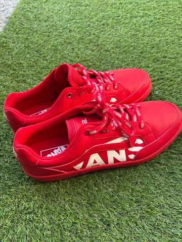 VANS 레드 스니커즈