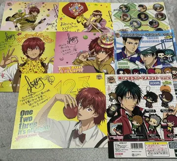 테니스의 왕자님 마루이 분타 특전 색지 5점 + 덤 3점