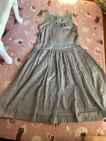 핑크하우스 슬리브리스 원피스? 점퍼 스커트