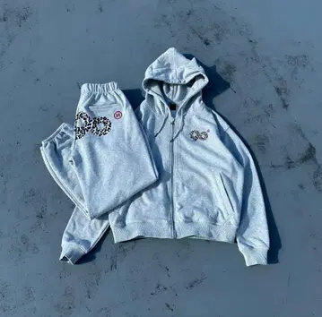 9090girl 로고 캣 이어 집 후디 지퍼 후디