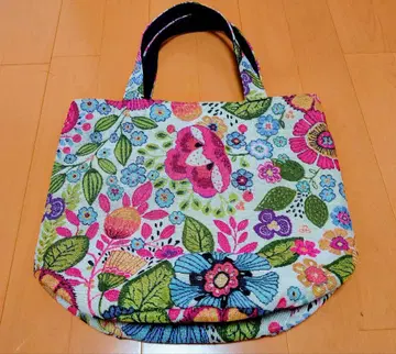 컬러풀 꽃무늬 토트백 MADE IN JAPAN 일본제