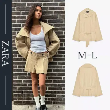 ZARA 자라 벨트 포함 트렌치코트 M-L
