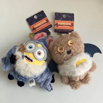 유니버 USJ 미니언 팀 할로윈 키체인