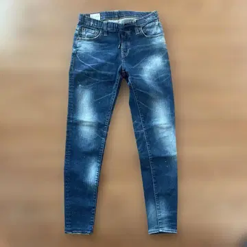 빅 존 스키니 데님 팬츠