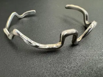 실버925 라인 뱅글 기하학 랜덤 실버 뱅글