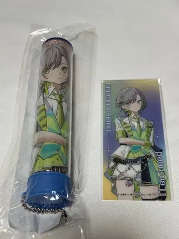 프로세카 히노모리 시호 감사제 응원봉 튜브 애니메이트 특전 클리어 책갈피