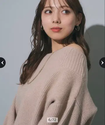 마이 스트라다 아쿠아 라메 니트 핑크