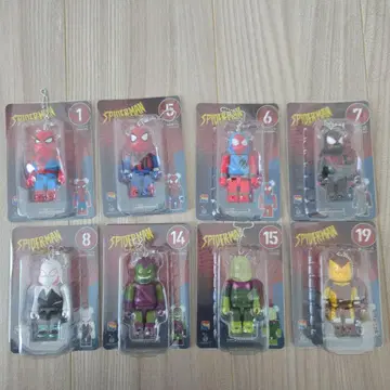 베어브릭 스파이더맨 해피 복권 8종 세트