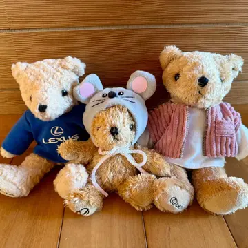 렉서스 테디베어 3체 세트 2018년 십이간지 2024년 한정품