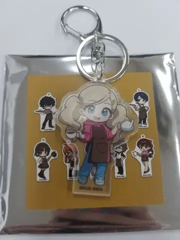 한국 한정판 페르소나 5 애니플러스 콜라보 아크릴 키링 타카마키 안