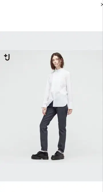 새상품급 UNIQLO 셀비지 슬림핏 스트레이트 청바지
