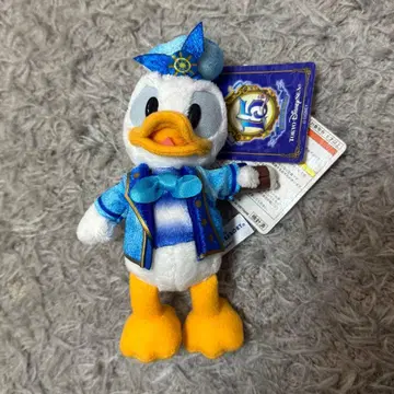 도날드 디즈니씨 15주년 배지 키링