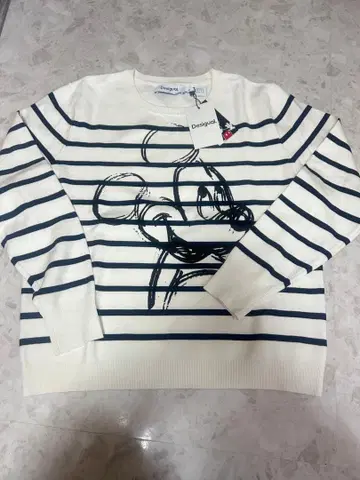 Desigual 미키마우스 스트라이프 스웨터