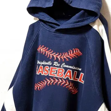 라이츠빌 렉 코미션 베이스볼 후드 맨투맨 네이비 구제 의류