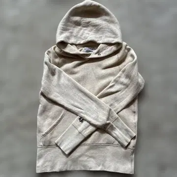 Americana 베이지 후드 부착 후드티