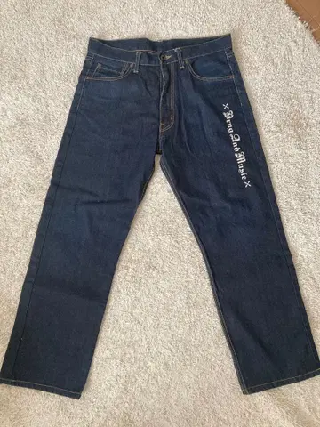 Drug And Music 스트레이트 데님 DxAxM