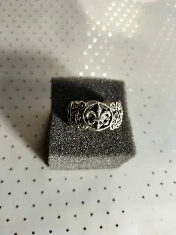 실버 925 플뢰르 드 리스 반지