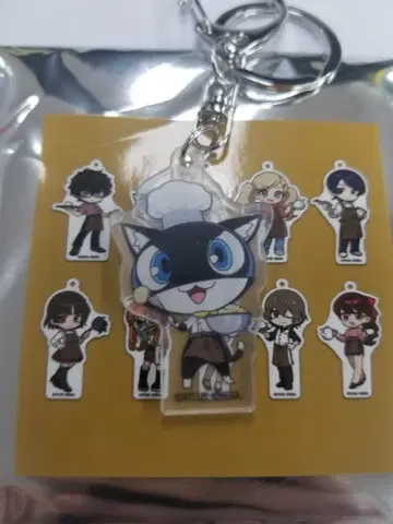 한국 한정판 페르소나 5 애니플러스 콜라보 아크릴 키링 모르가나