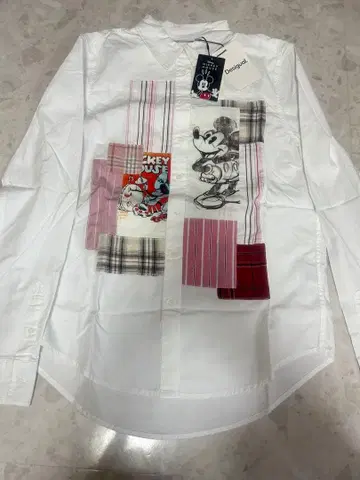 Desigual 미키마우스 긴팔 셔츠 XS
