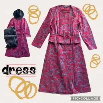 가을/겨울 원피스 스커트 레트로 쇼와