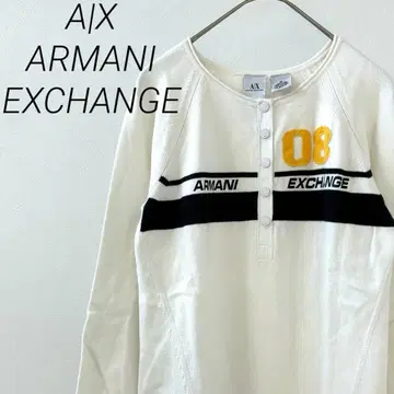 A|X ARMANI EXCHANGE 니트 스웨터 7부 소매 래글런