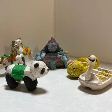 폐놀이공원 컬렉션 5개 세트 단종 가챠 헤이세이 레트로