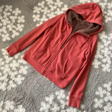 플리스 안쪽 풀 집업 후드 부착 후드티