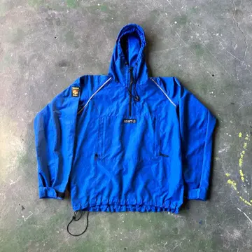 PARAMO 하프 지퍼 나일론 후드티