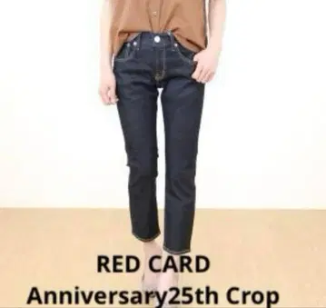 RED CARD Anniversary 25th Crop 데님