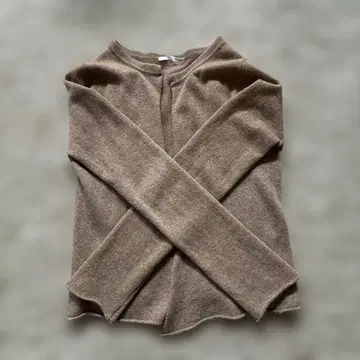 n100 베이지 긴팔 가디건