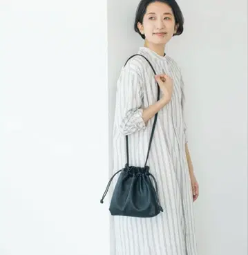 복조리 숄더백 블랙