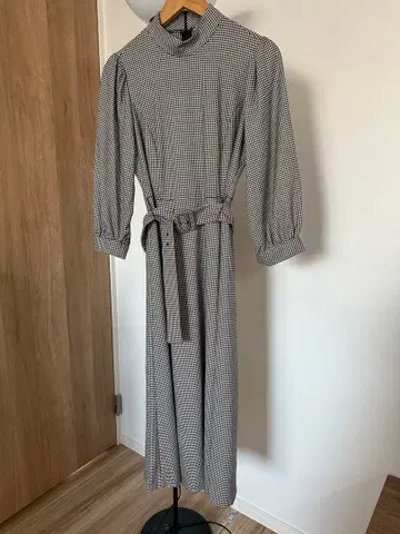 ZARA 하운드투스 체크 패턴 원피스 M 사이즈