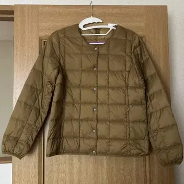 TAION 이너 다운 베이지 L 새상품