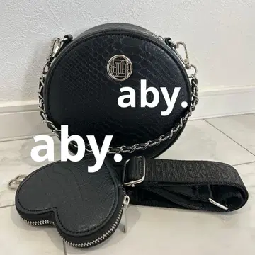 GYDA 2WAY 하트 미니 파우치 포함 서클 BAG