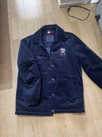 TOMMY HILFIGER 네이비 코듀로이 자켓 M