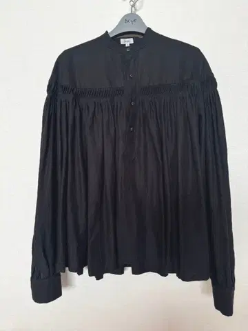 Scye 블랙 긴팔 셔츠 38