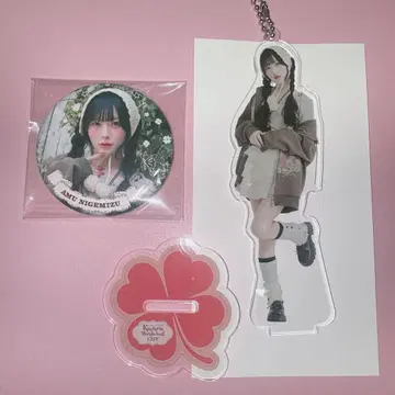 신기루 아뮤 큐르링 원더랜드 카페 아크릴 키링 캔뱃지