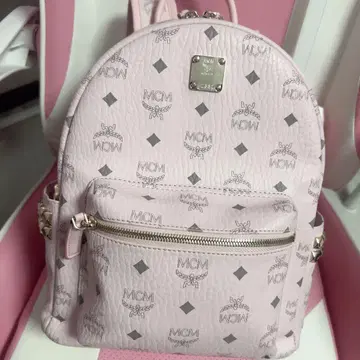 MCM 백팩 파우더 핑크