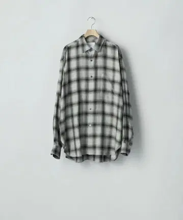 ssstein CHECK OVERSIZED DOWN PAT SHIRT
