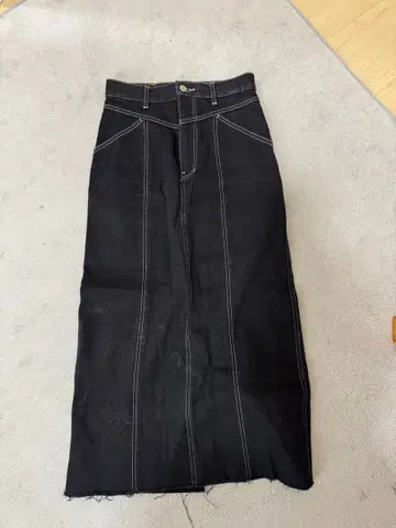 블랙 타이트 스커트 25 S