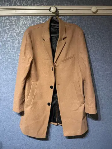 H&M 베이지 체스터 코트