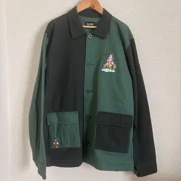 RIPNDIPN Sensai MilitarycolorBlockJacket