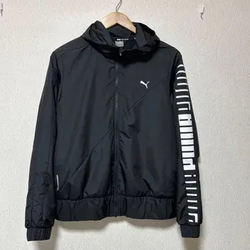 새상품급 [ Puma ] 후드 부착 트레이닝 자켓 [ L ] 블랙