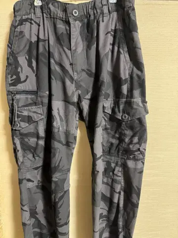카고 팬츠 카모플라쥬 그레이