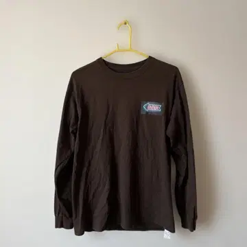 GOOD ROCK SPEED 브라운 긴팔 T셔츠