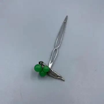 20 빈티지 그린 옥수수 잎 디자인 헤어콤